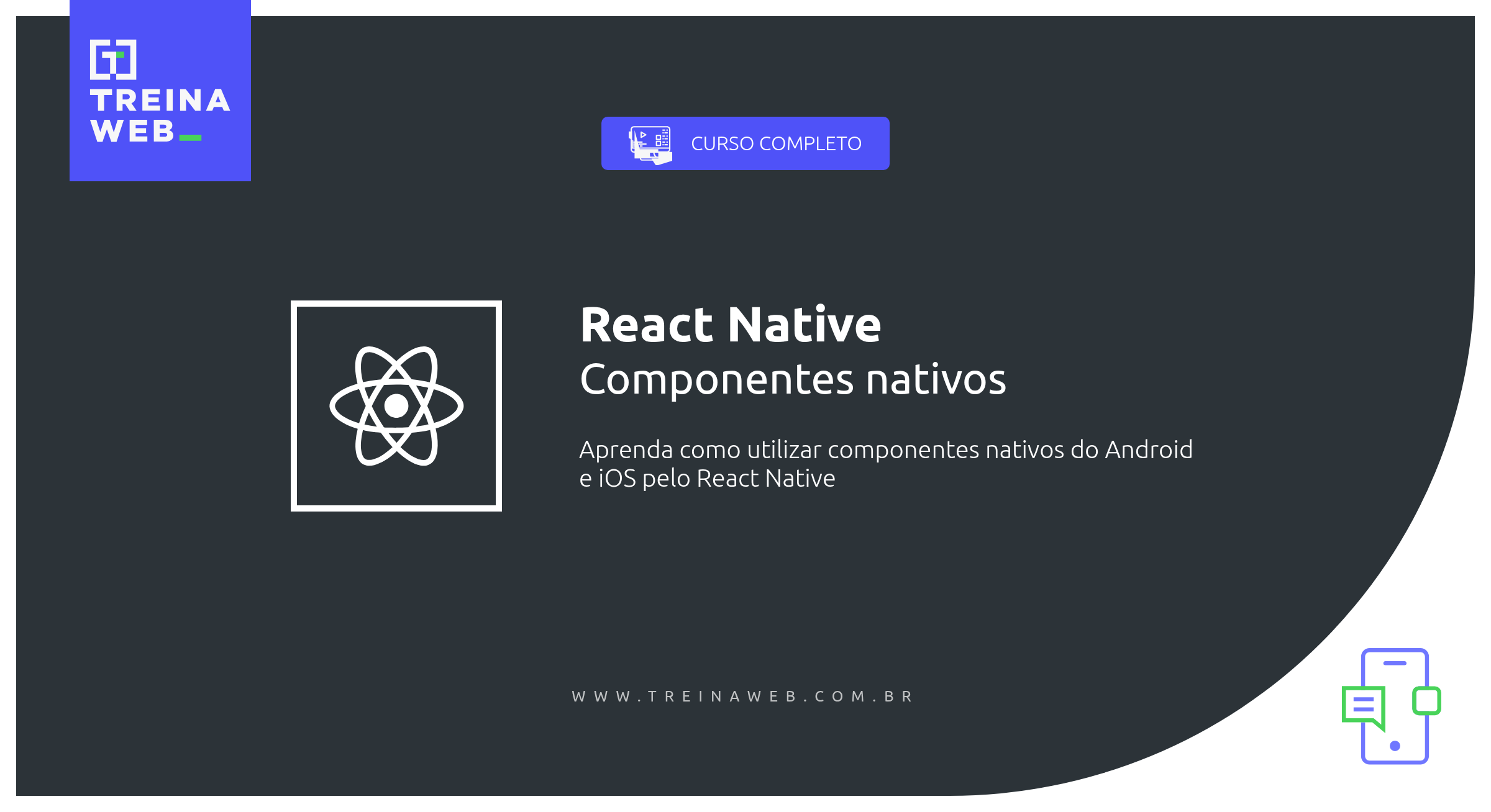 Curso de React Native - Componentes nativos | TreinaWeb
